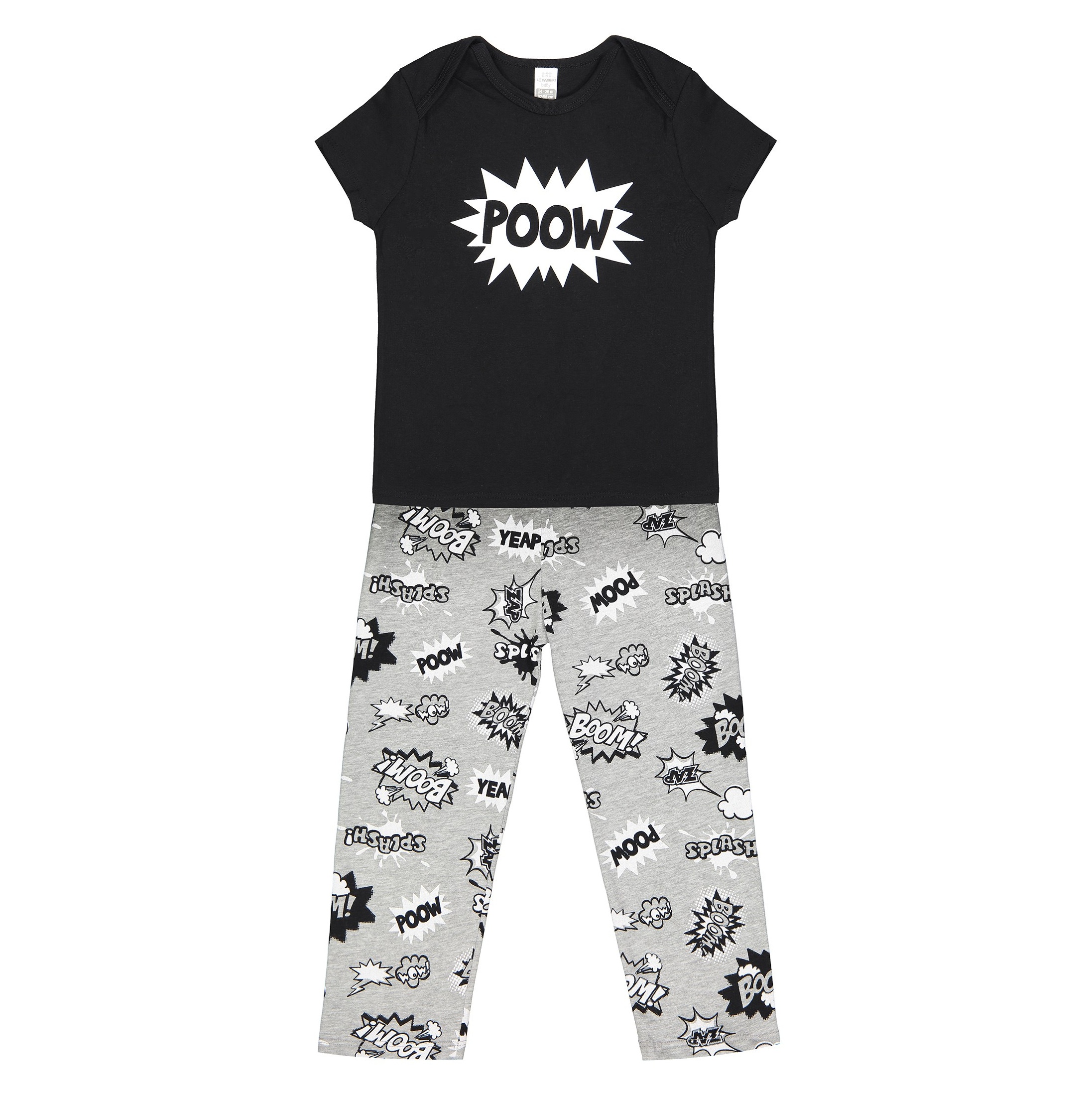 تی شرت و شلوار نخی نوزادی پسرانه - ال سی وایکیکی