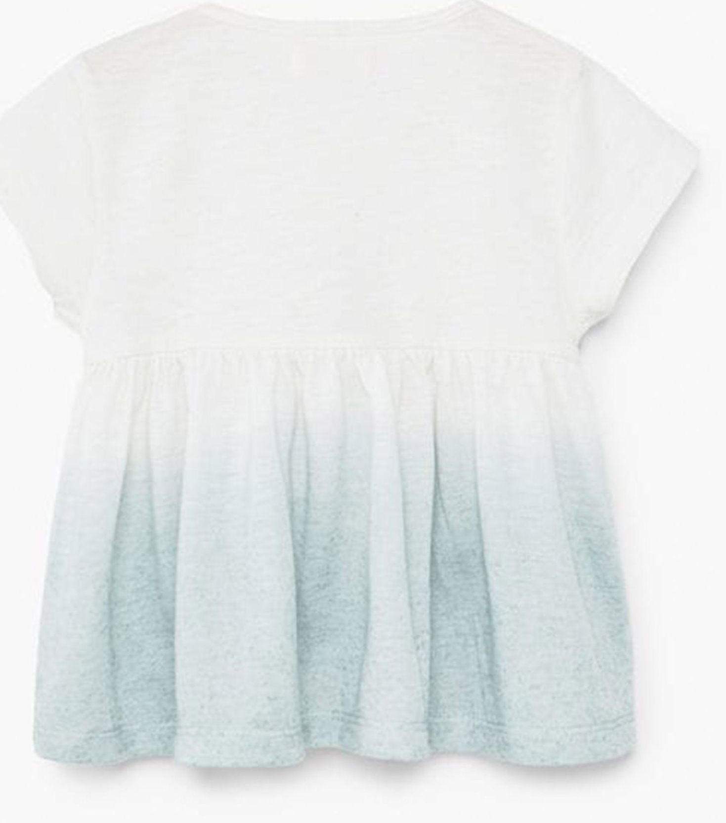 تی شرت طرح دار نوزادی دخترانه - مانگو - سفيد - 3