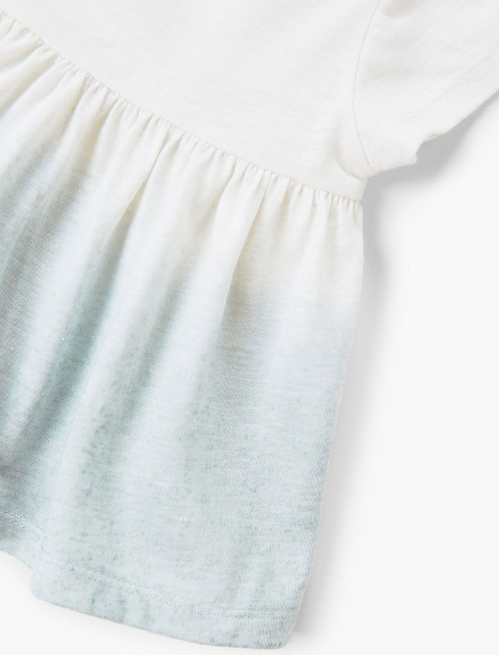 تی شرت طرح دار نوزادی دخترانه - مانگو - سفيد - 5