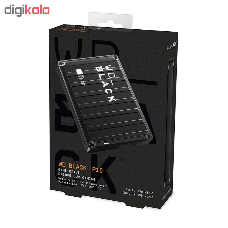 هارد اکسترنال وسترن دیجیتال مدل WD_Black P10 Game Drive ظرفیت 5 ترابایت
