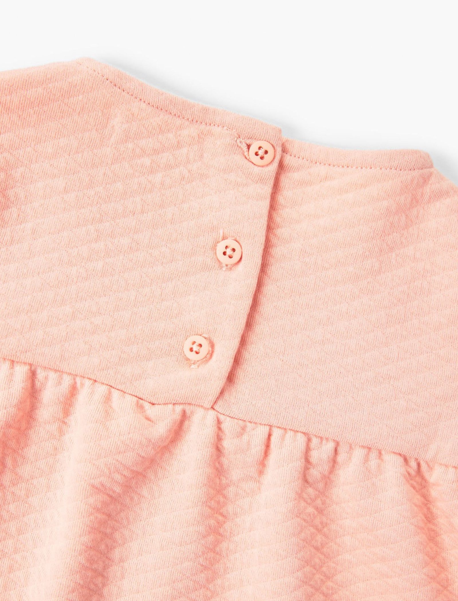 پیراهن ساده نوزادی دخترانه - مانگو - نارنجي  - 4