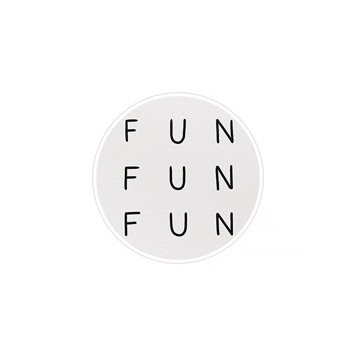 استیکر لپ تاپ ماسا دیزاین طرح fun مدل STK761