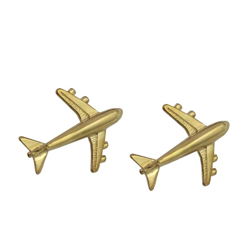 دکمه سردست مردانه زرکات طرح هواپیما دکمه سردست مردانه زرکات طرح هواپیما