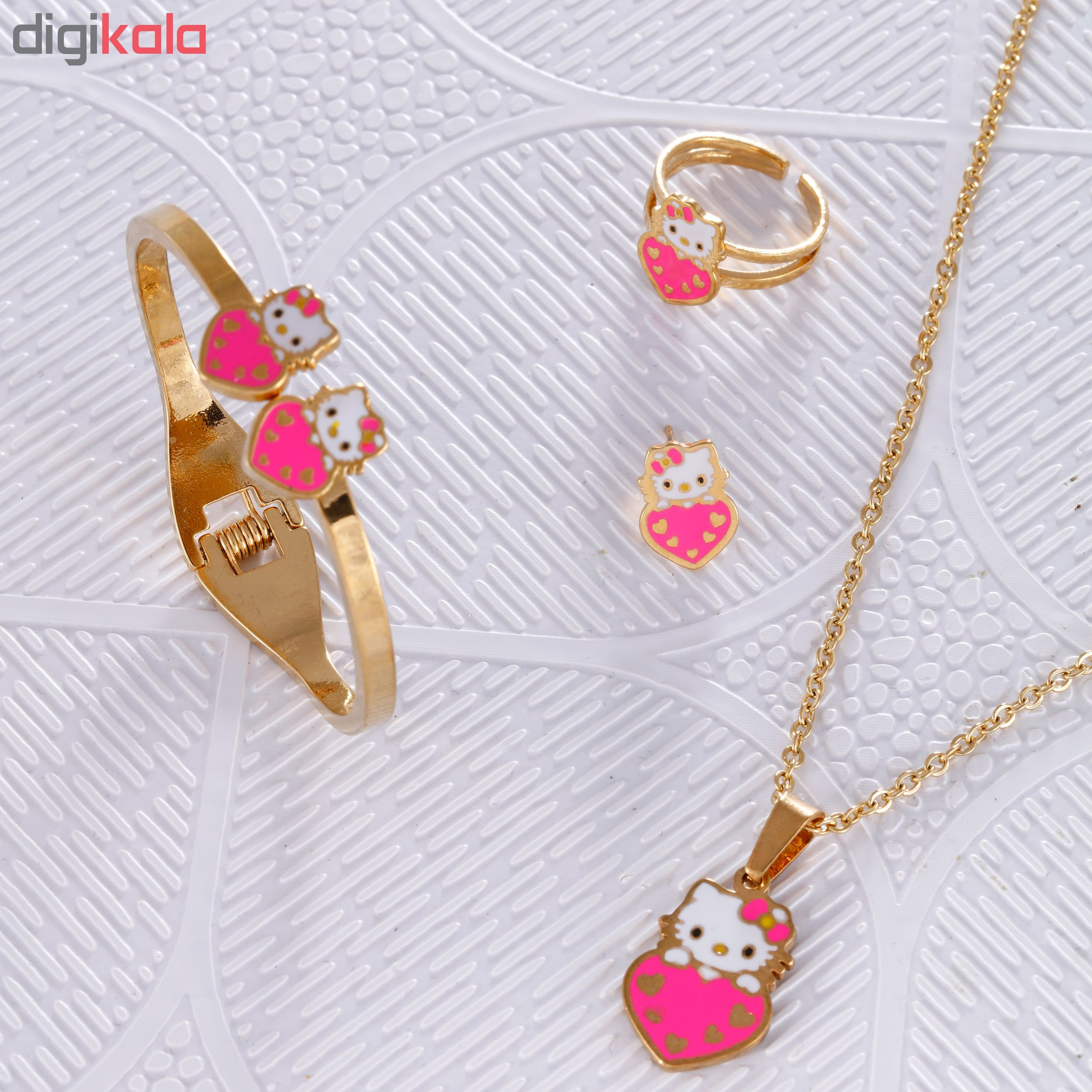 ست دخترانه طرح کیتی مدل 1768