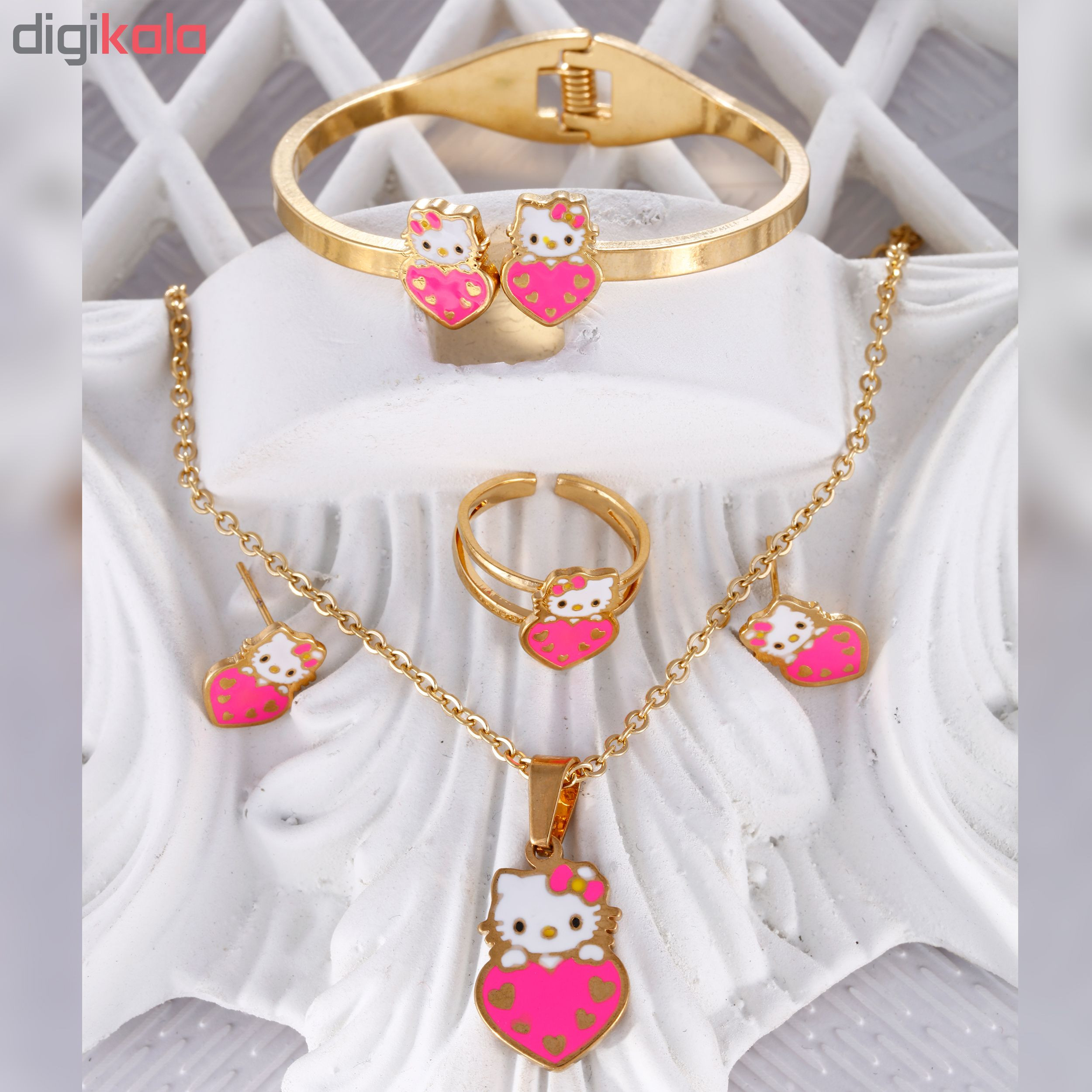 ست دخترانه طرح کیتی مدل 1768