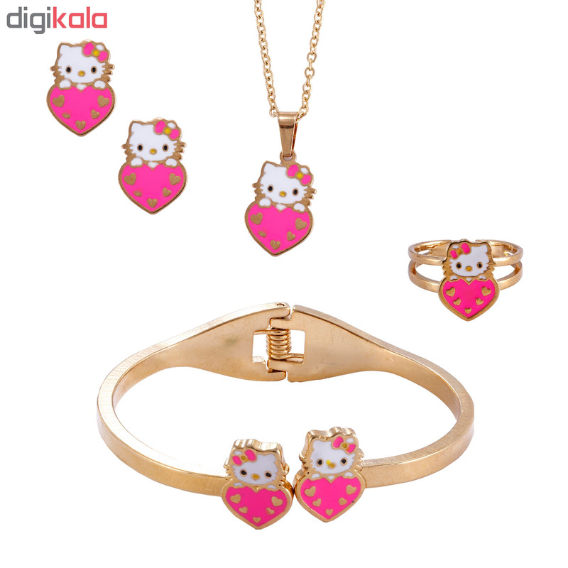 ست دخترانه طرح کیتی مدل 1768