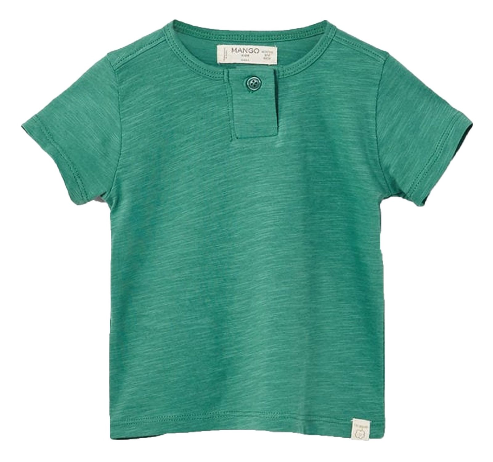 تی شرت نخی نوزادی پسرانه - مانگو - سبز - 1