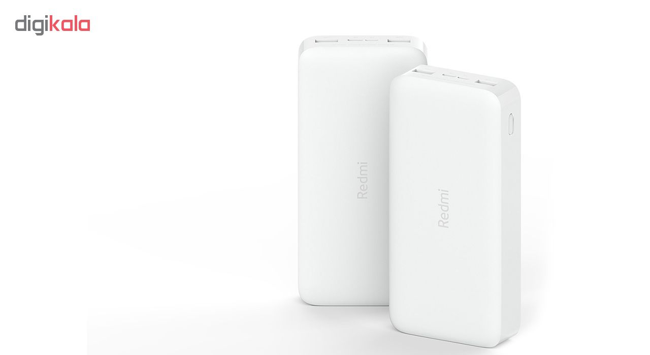 شارژر همراه شیائومی مدل Redmi PB200LZM ظرفیت 20000 میلی آمپر ساعت به همراه کاور 