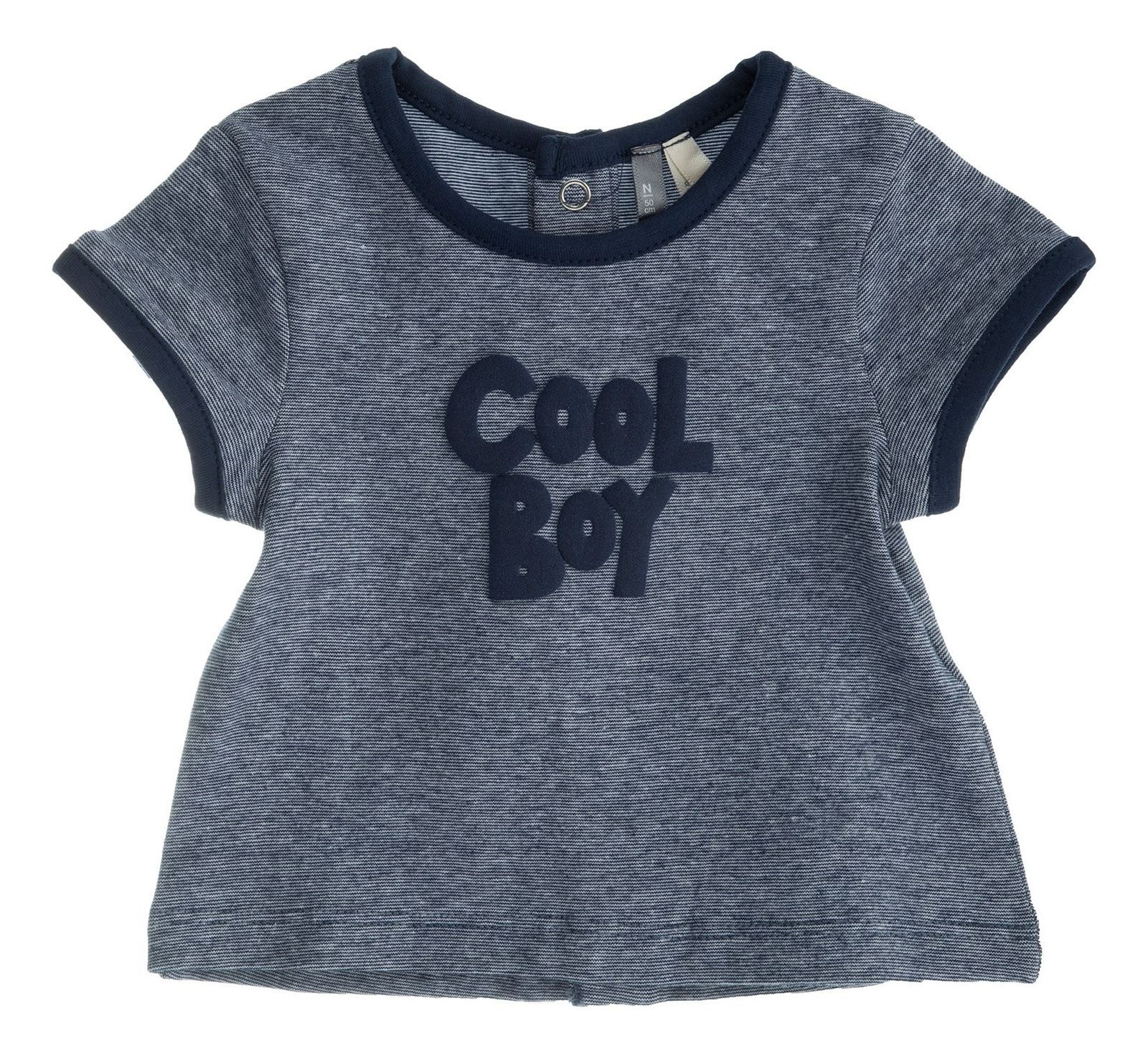 تی شرت نخی طرح دار نوزادی پسرانه - ارکسترا - آبی - 2