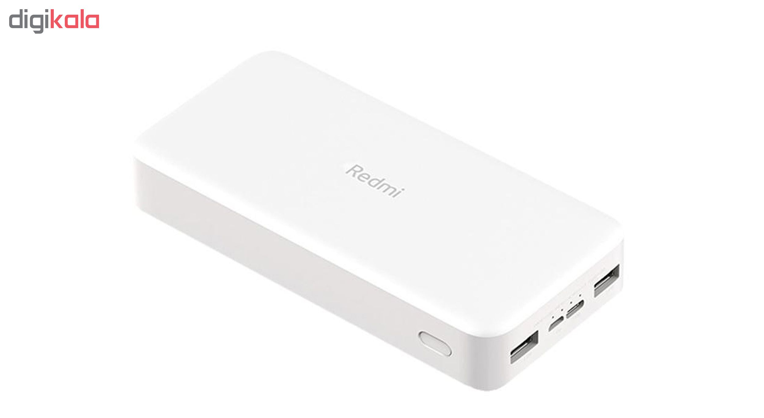 شارژر همراه شیائومی مدل Redmi PB200LZM ظرفیت 20000 میلی آمپر ساعت به همراه کاور 