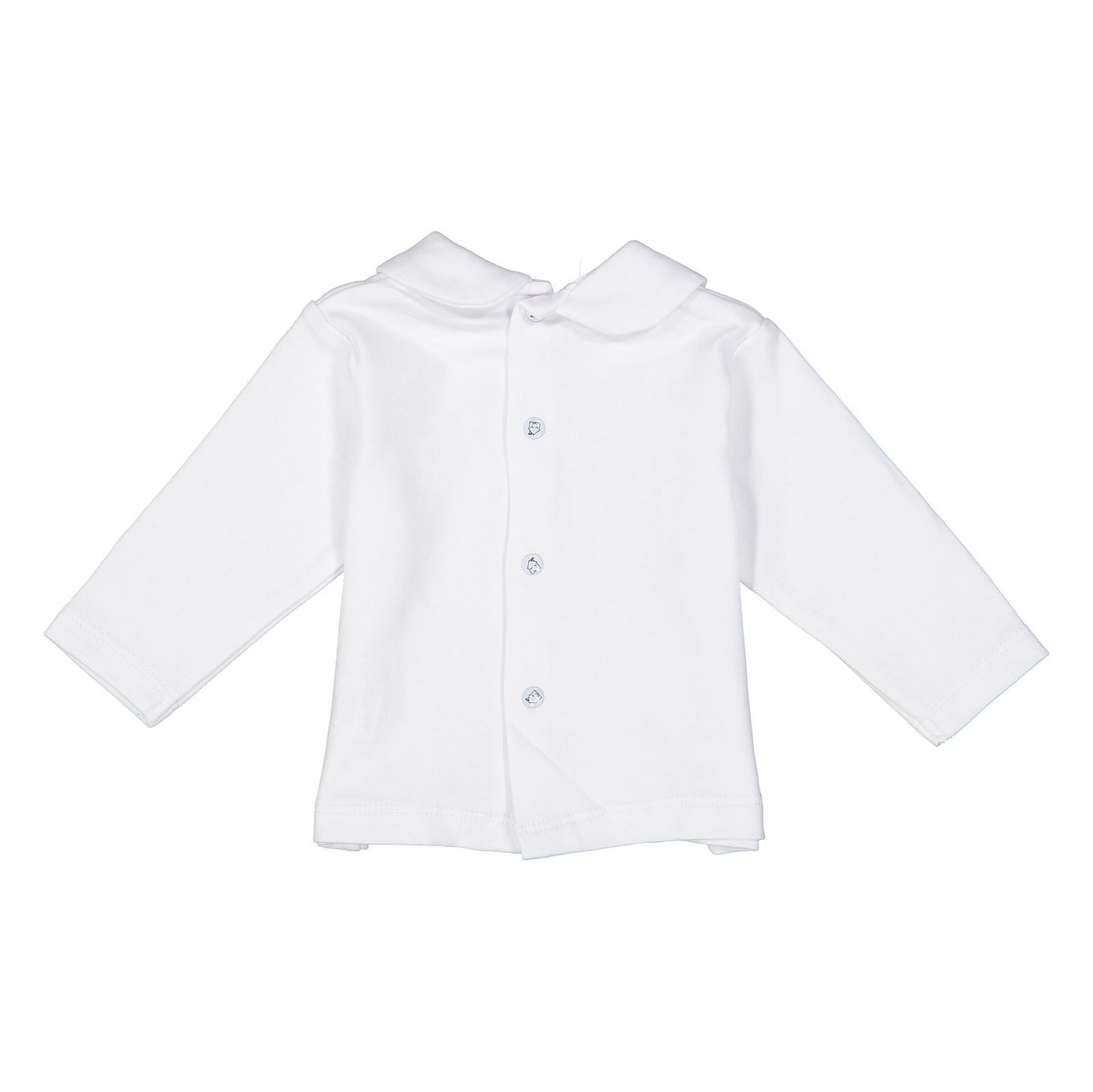 تی شرت نخی یقه گرد نوزادی بسته 2 عددی - بلوکیدز - Azure White  - 5