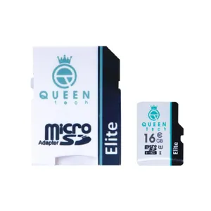 کارت حافظه microSDHC کوئین تک مدل Elite 433X کلاس 10 استاندارد UHS-I U1 سرعت 65MBps ظرفیت 16 گیگابایت به همراه آداپتور SD