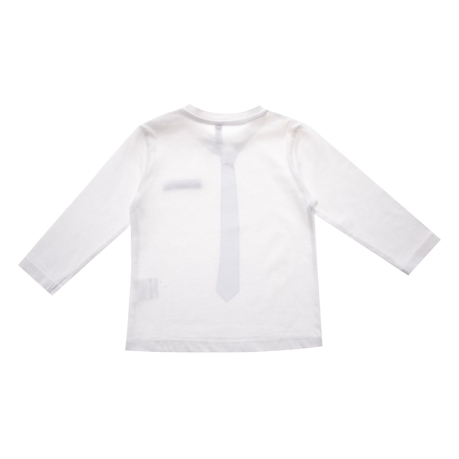 تی شرت نخی آستین بلند نوزادی پسرانه - ایدکس - سفید - 3