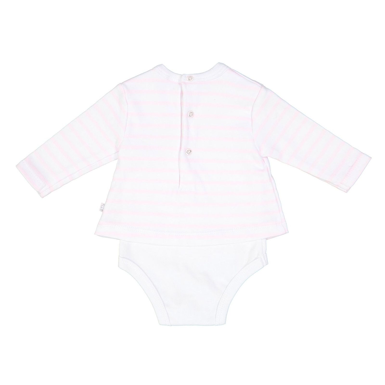 تی شرت و شلوار نخی نوزادی دخترانه - بلوکیدز - صورتي  - 3