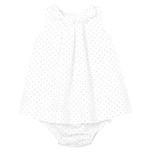 پیراهن نخی طرح دار نوزادی دخترانه PINAFORE - جاکادی