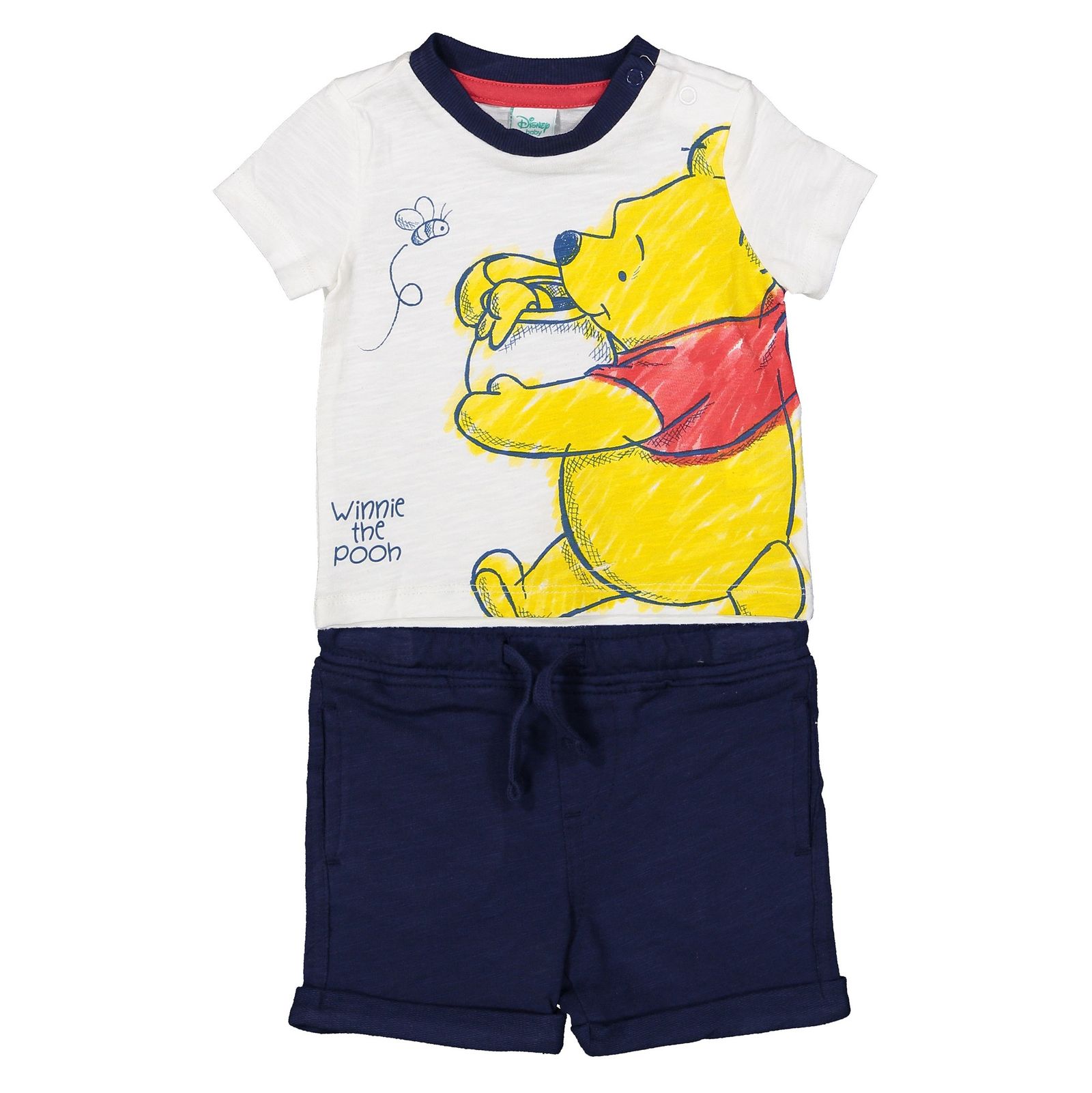 تی شرت و شلوارک نخی نوزادی پسرانه - بلوکیدز - چند رنگ - 2