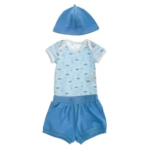 ست 3 تکه نخی نوزادی پسرانه - بلوکیدز