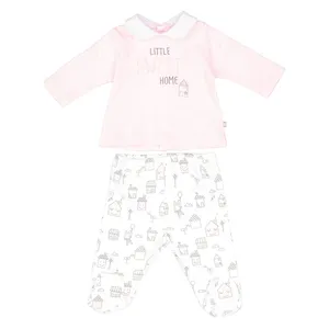 تی شرت و شلوار نخی نوزادی دخترانه - بلوکیدز