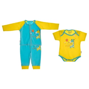 ست 3 تکه نخی نوزادی - بی بی ناز