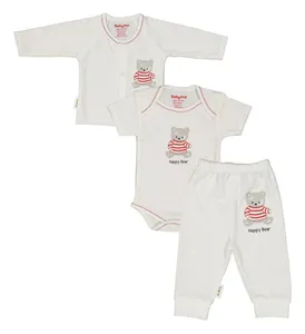 ست 3 تکه نخی نوزادی - بی بی ناز