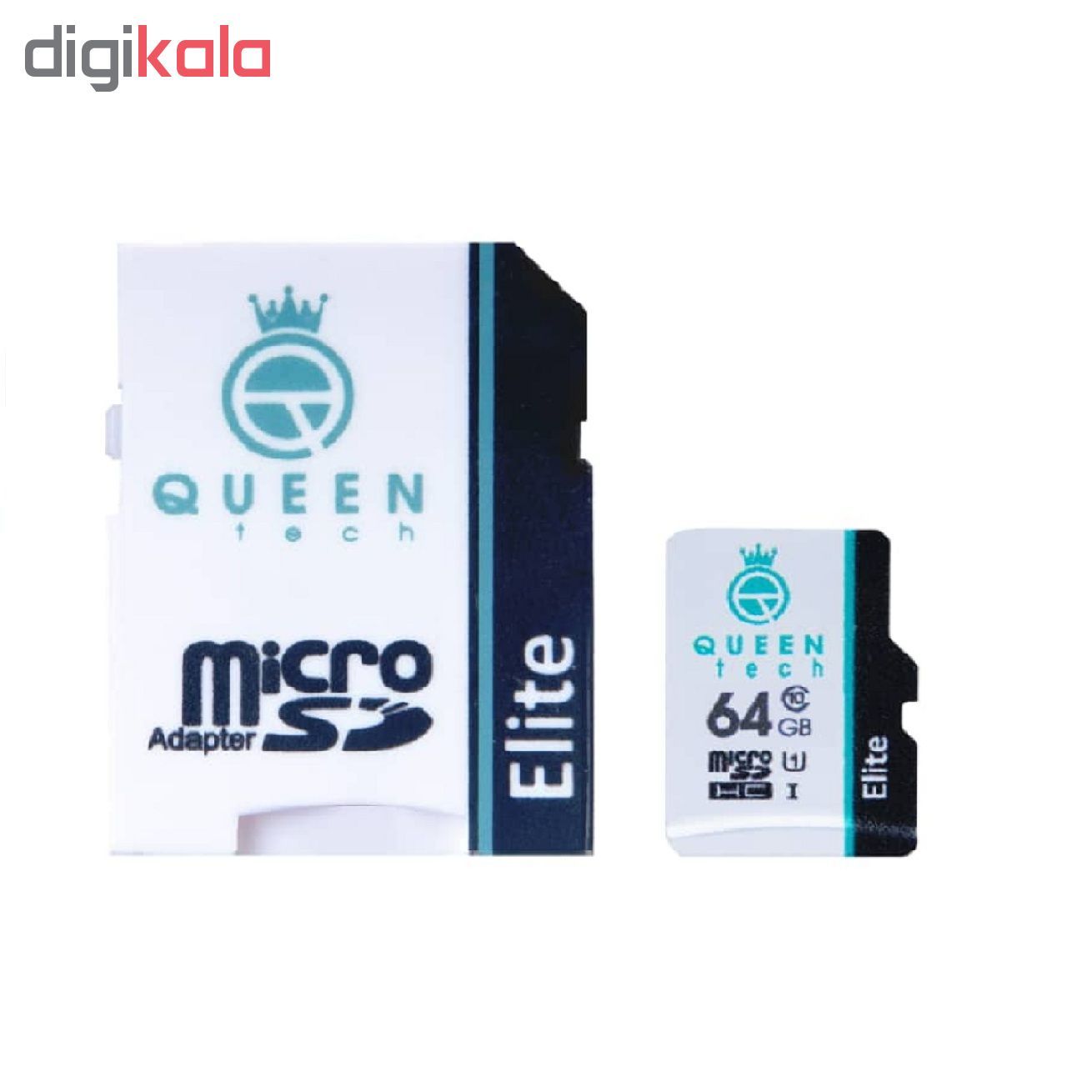 خرید کارت حافظه microSDXC کوئین تک مدل Elite 433X کلاس 10 استاندارد UHS-I U1 سرعت 65MBps ظرفیت 64 گیگابایت با قیمت مناسب