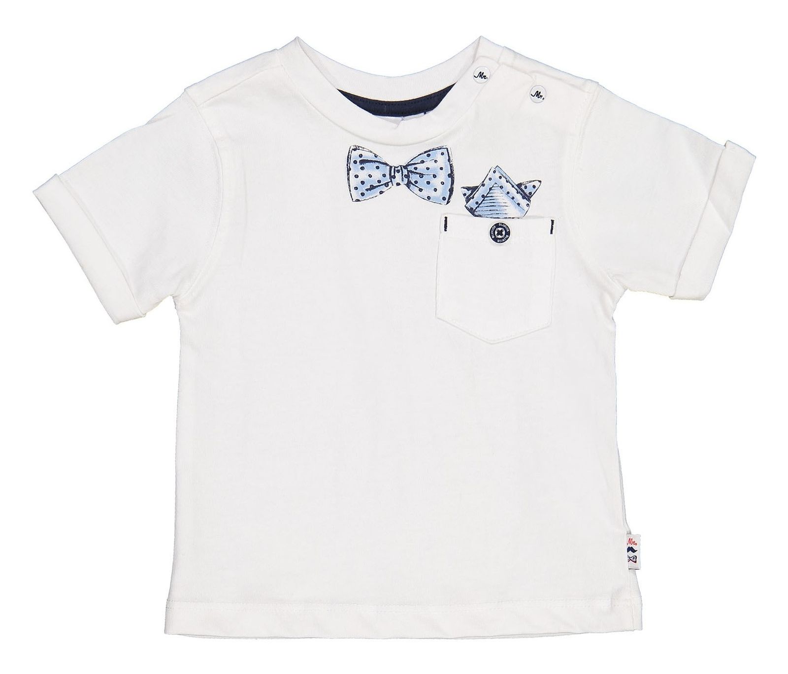تی شرت نخی نوزادی دخترانه - بلوکیدز - سفيد - 2
