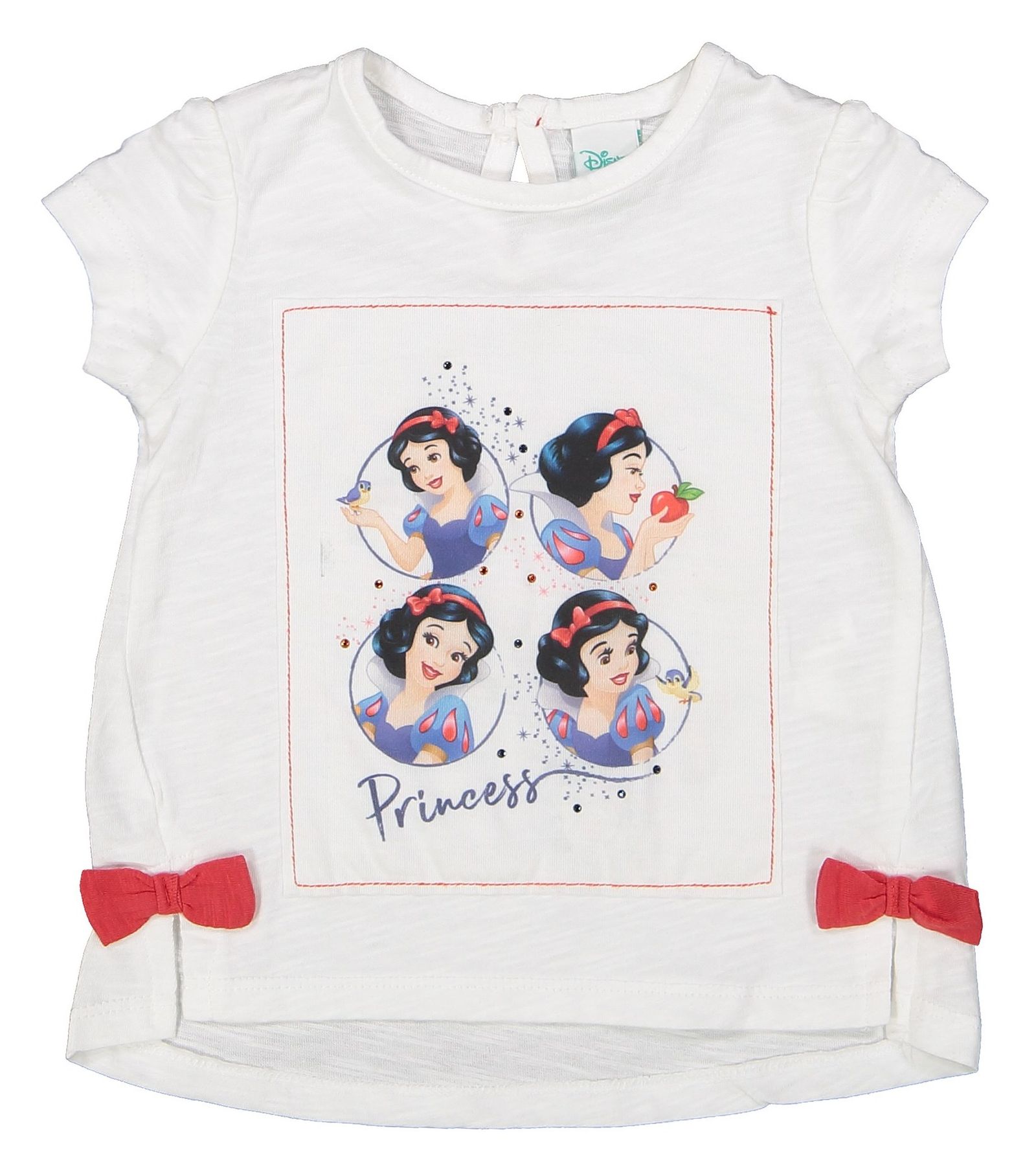تی شرت نخی نوزادی دخترانه - بلوکیدز - سفید - 2