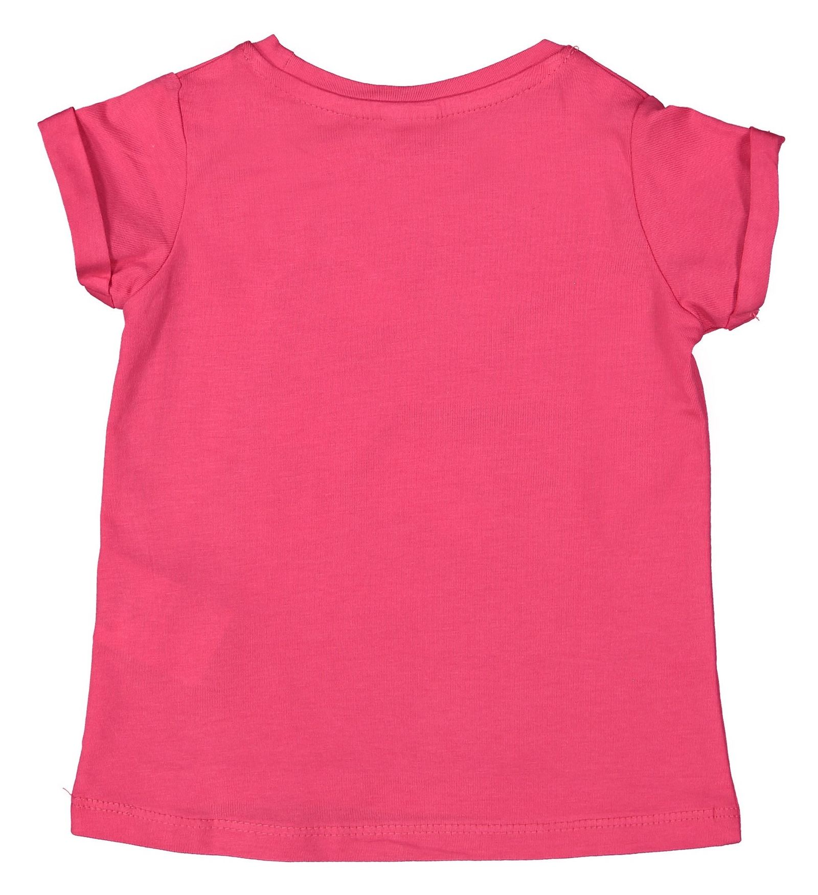 تی شرت و شلوارک نخی نوزادی دخترانه - بلوکیدز - صورتي و سفيد - 5
