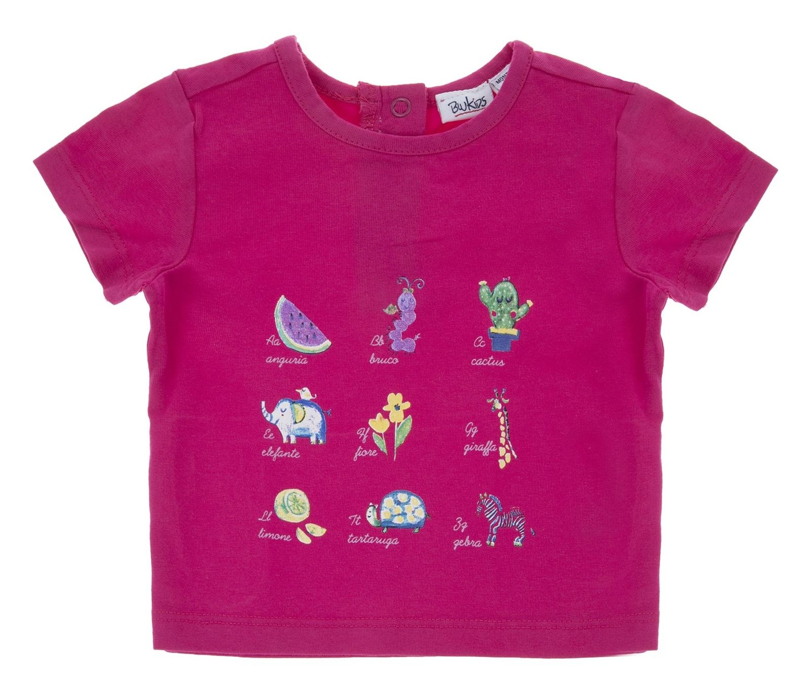 تی شرت و شلوار نخی نوزادی دخترانه - بلوکیدز - صورتي/سبز - 2