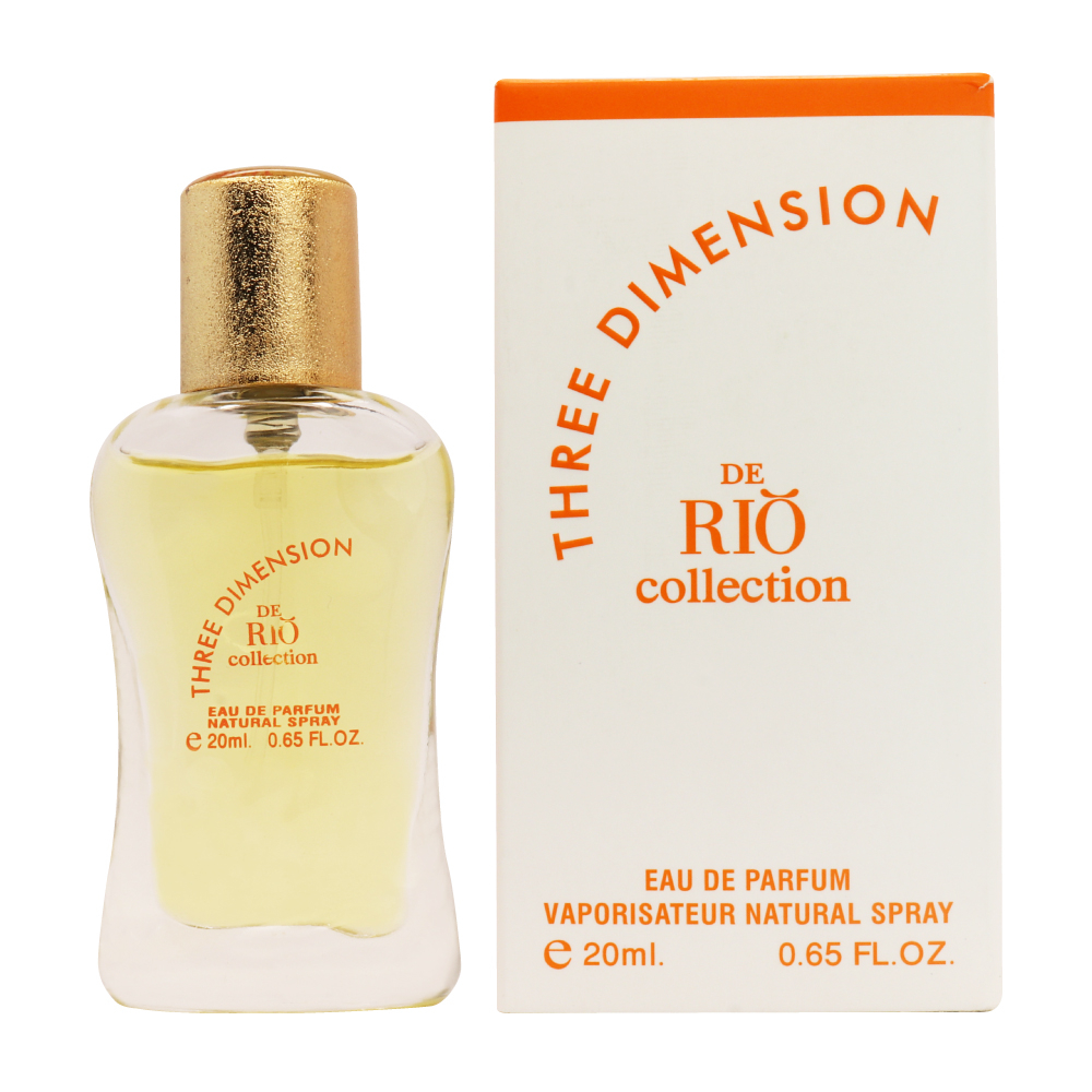 عطر جیبی زنانه ریو کالکشن مدل Three Dimension حجم 20 میلی لیتر