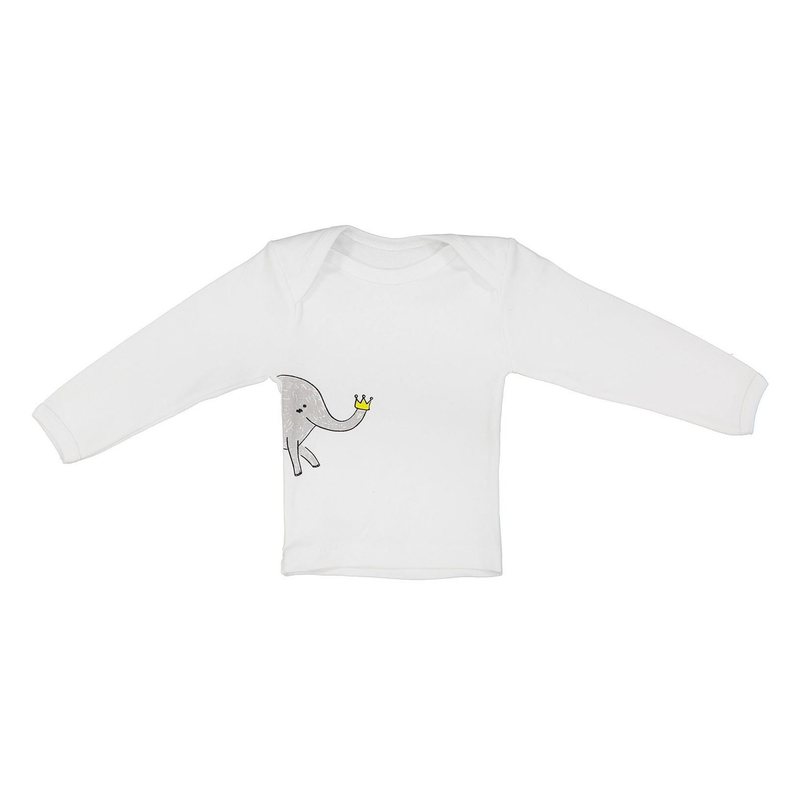تی شرت نخی نوزادی - سون پون - سفید - 2