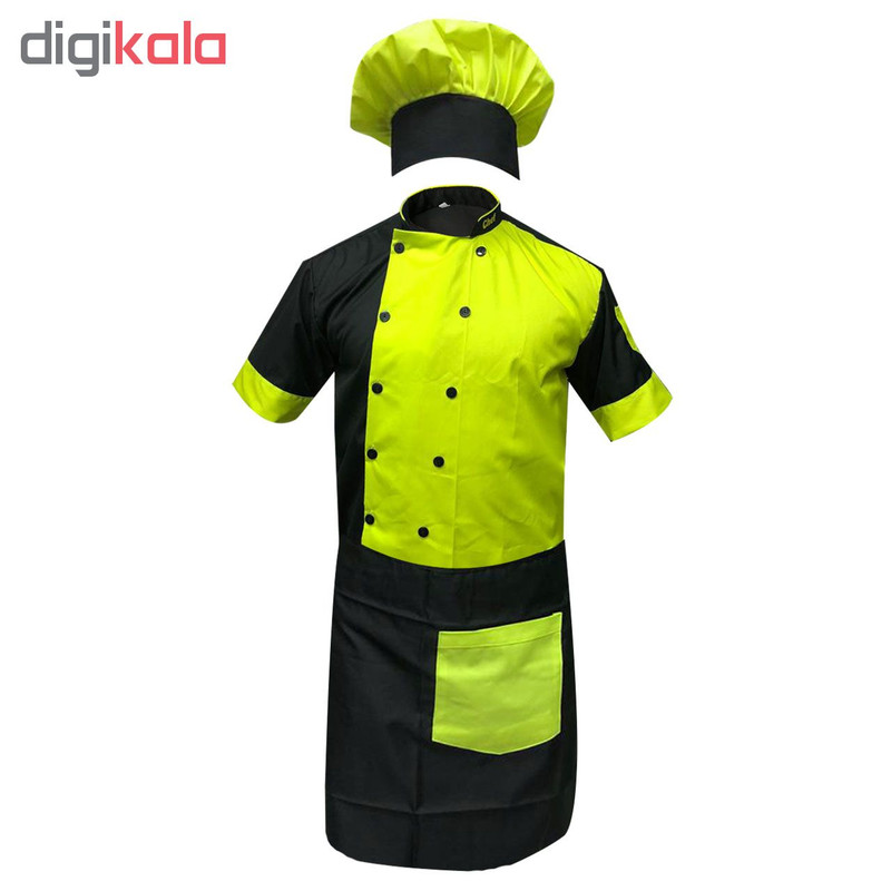 لباس کار مدل Set CHEF6 رنگ فسفری