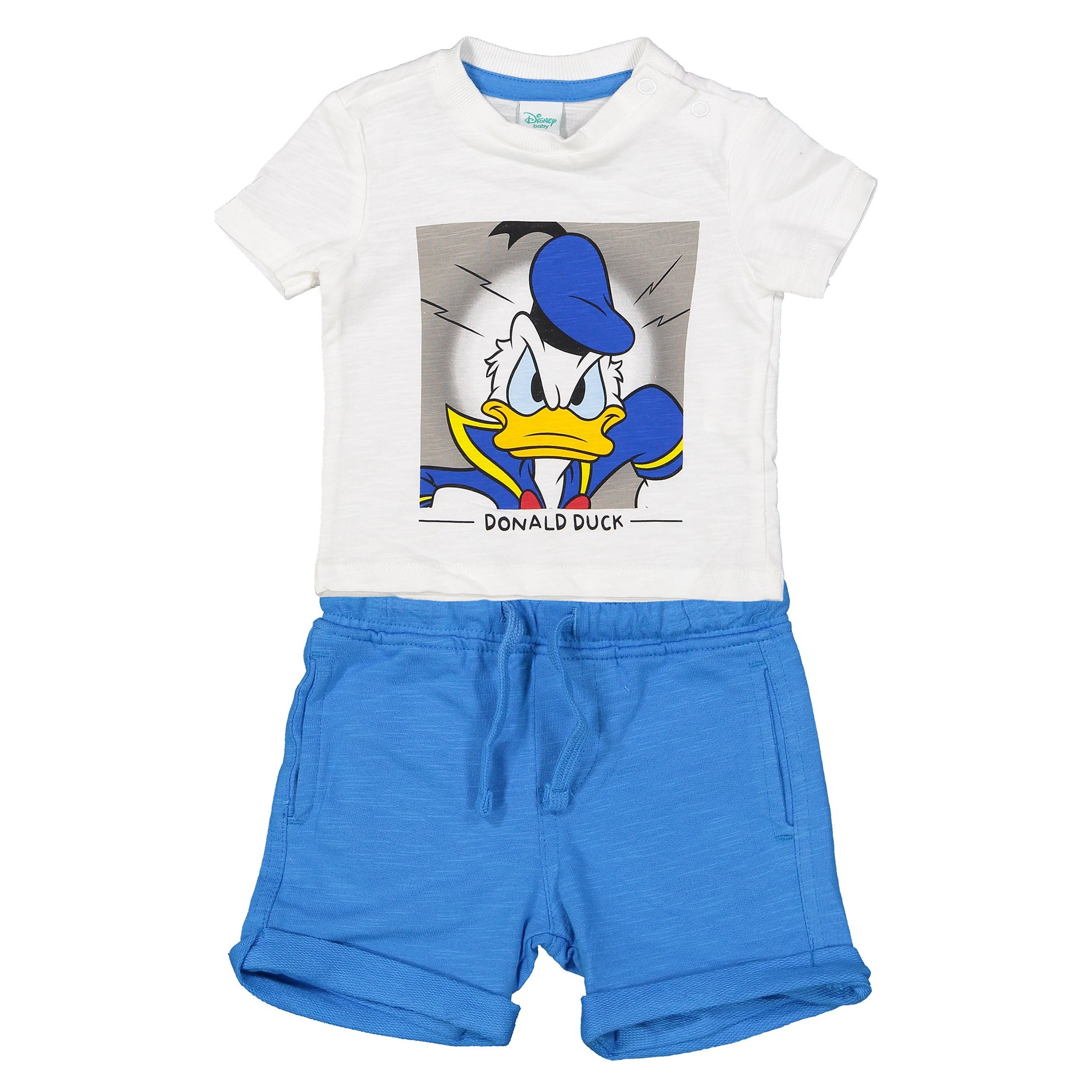 تی شرت و شلوارک نخی نوزادی - بلوکیدز