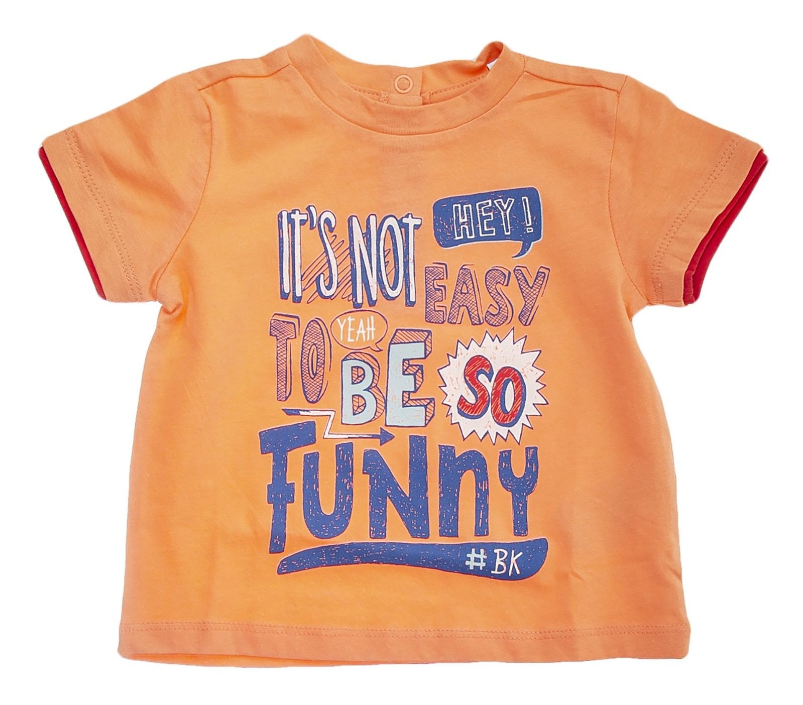 تی شرت و شلوارک نخی نوزادی پسرانه - بلوکیدز - نارنجي/قرمز - 4
