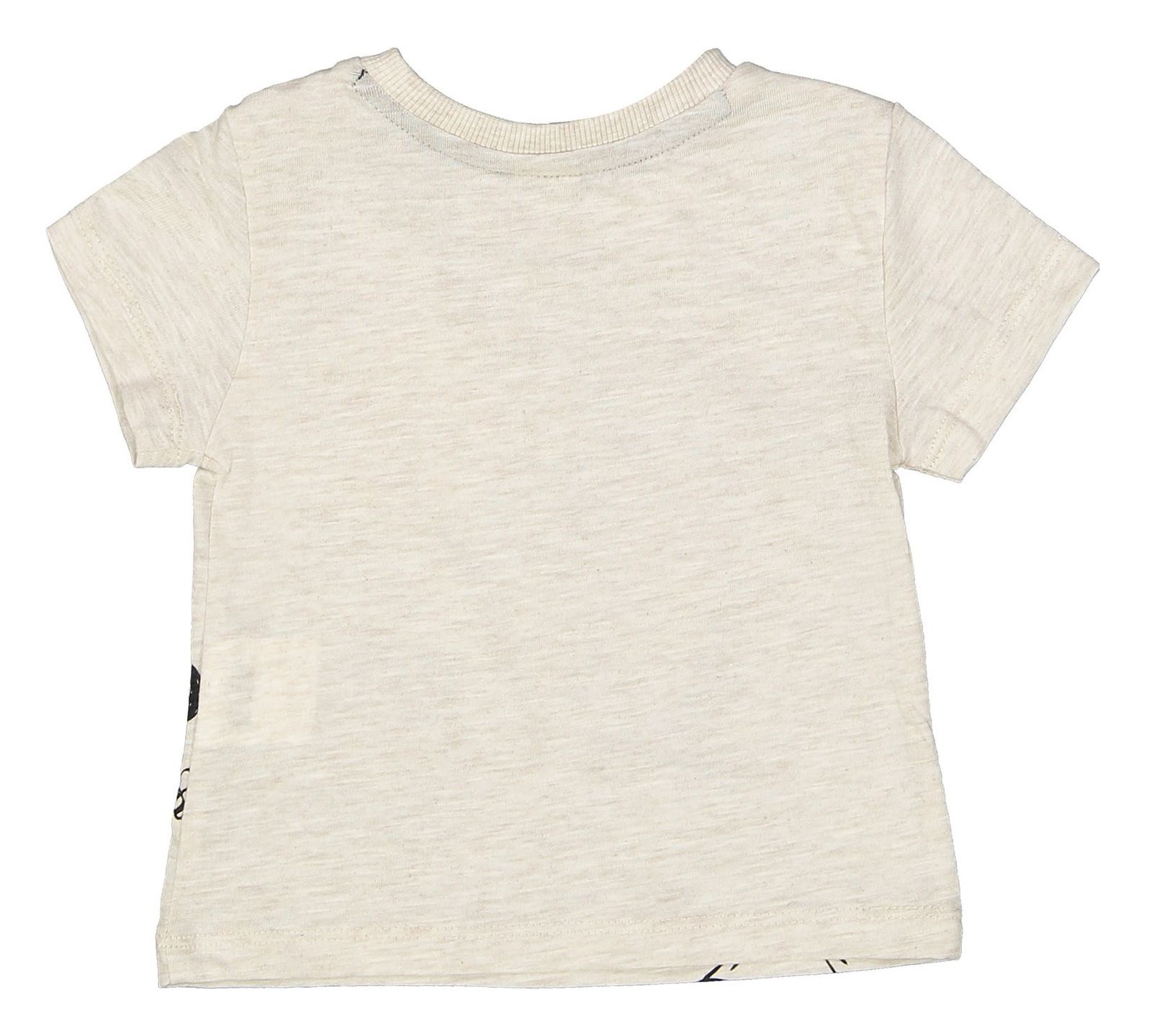 تی شرت طرح دار نوزادی پسرانه - بلوکیدز - کرم - 3