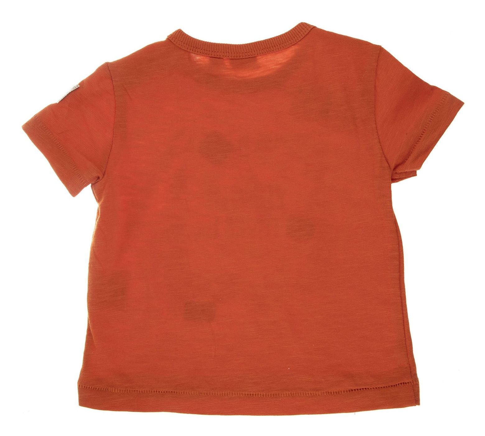 تی شرت نخی طرح دار نوزادی پسرانه - بلوکیدز - نارنجي - 3