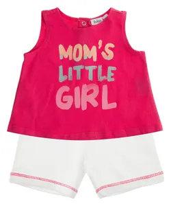 تاپ و شلوارک نخی نوزادی دخترانه - بلوکیدز