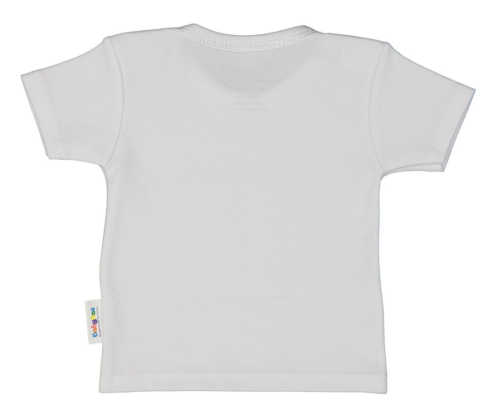 تی شرت نخی ساده نوزادی - بی بی ناز - سفید - 3