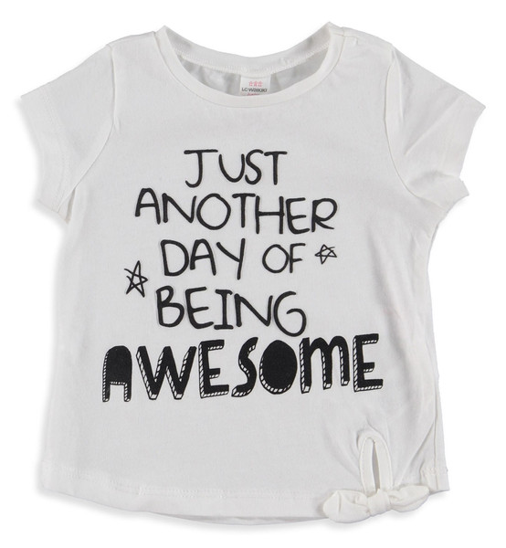 تی شرت نخی یقه گرد نوزادی دخترانه - ال سی وایکیکی