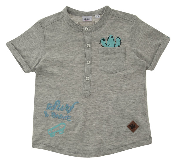 تی شرت نخی طرح دار نوزادی پسرانه - بلوکیدز