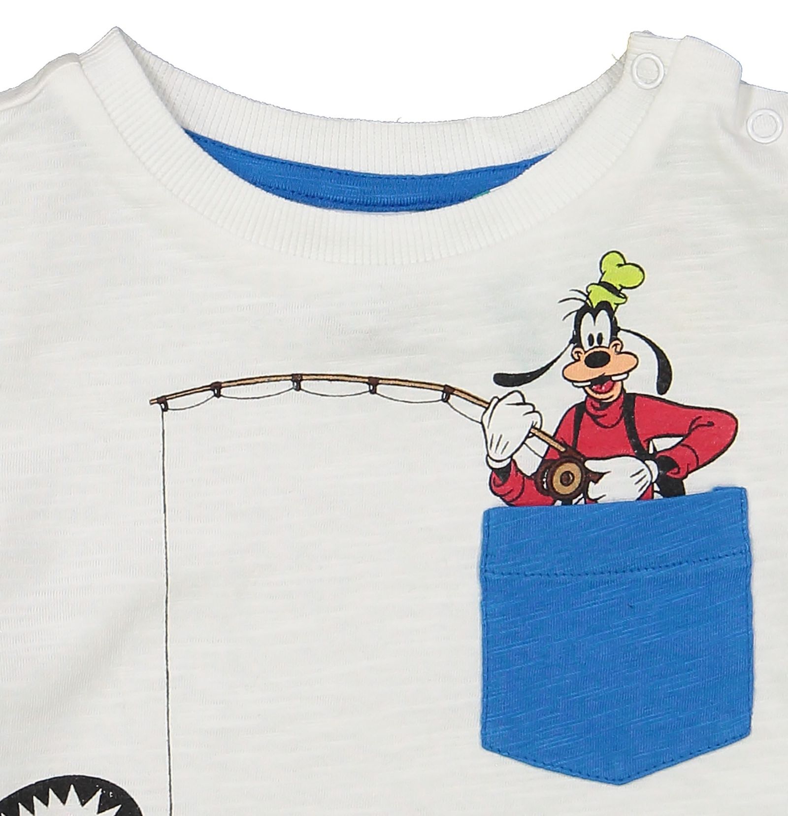 تی شرت نخی ساده نوزادی پسرانه - بلوکیدز - سفيد - 5