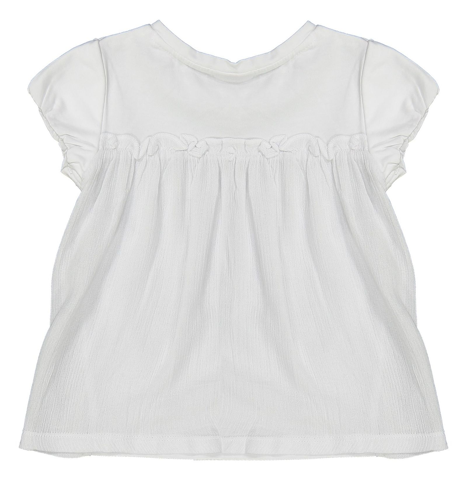 تی شرت نخی نوزادی دخترانه - بلوکیدز - سفيد - 3