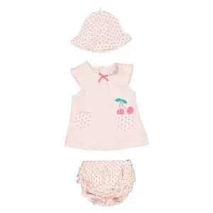 ست 3 تکه نخی نوزادی دخترانه - بلوکیدز