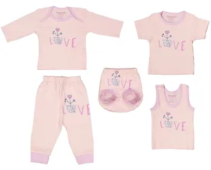 ست 5 تکه نوزادی دخترانه - بی بی ناز