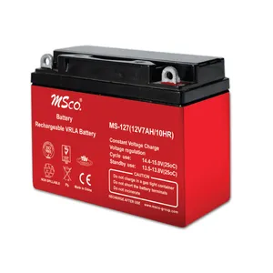باتری موتور سیکلت ام اس کو مدل MS-127