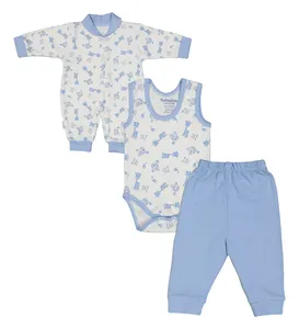 ست 3 تکه نخی نوزادی دخترانه - بی بی ناز