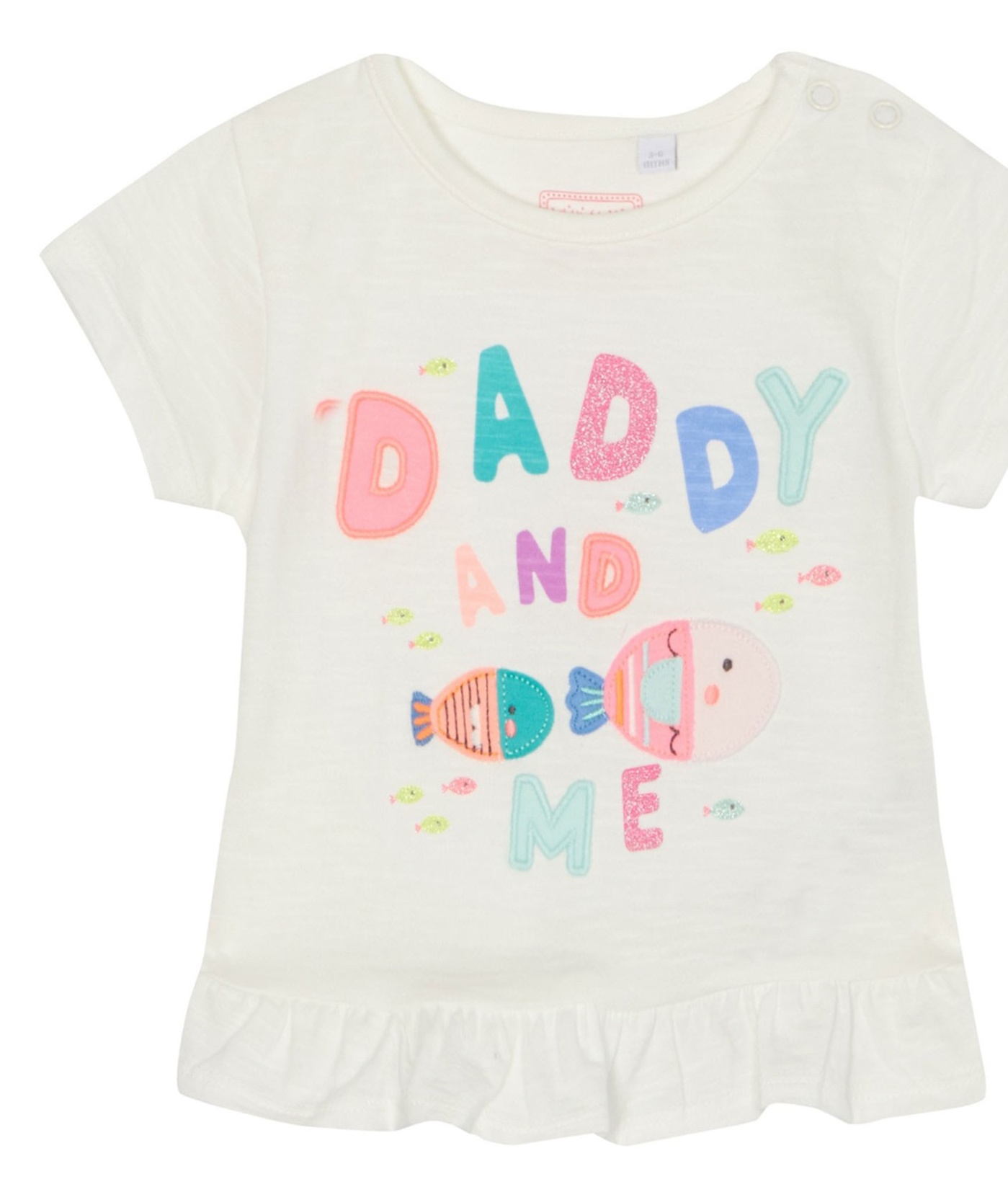 تی شرت نخی یقه گرد نوزادی دخترانه - بلوزو