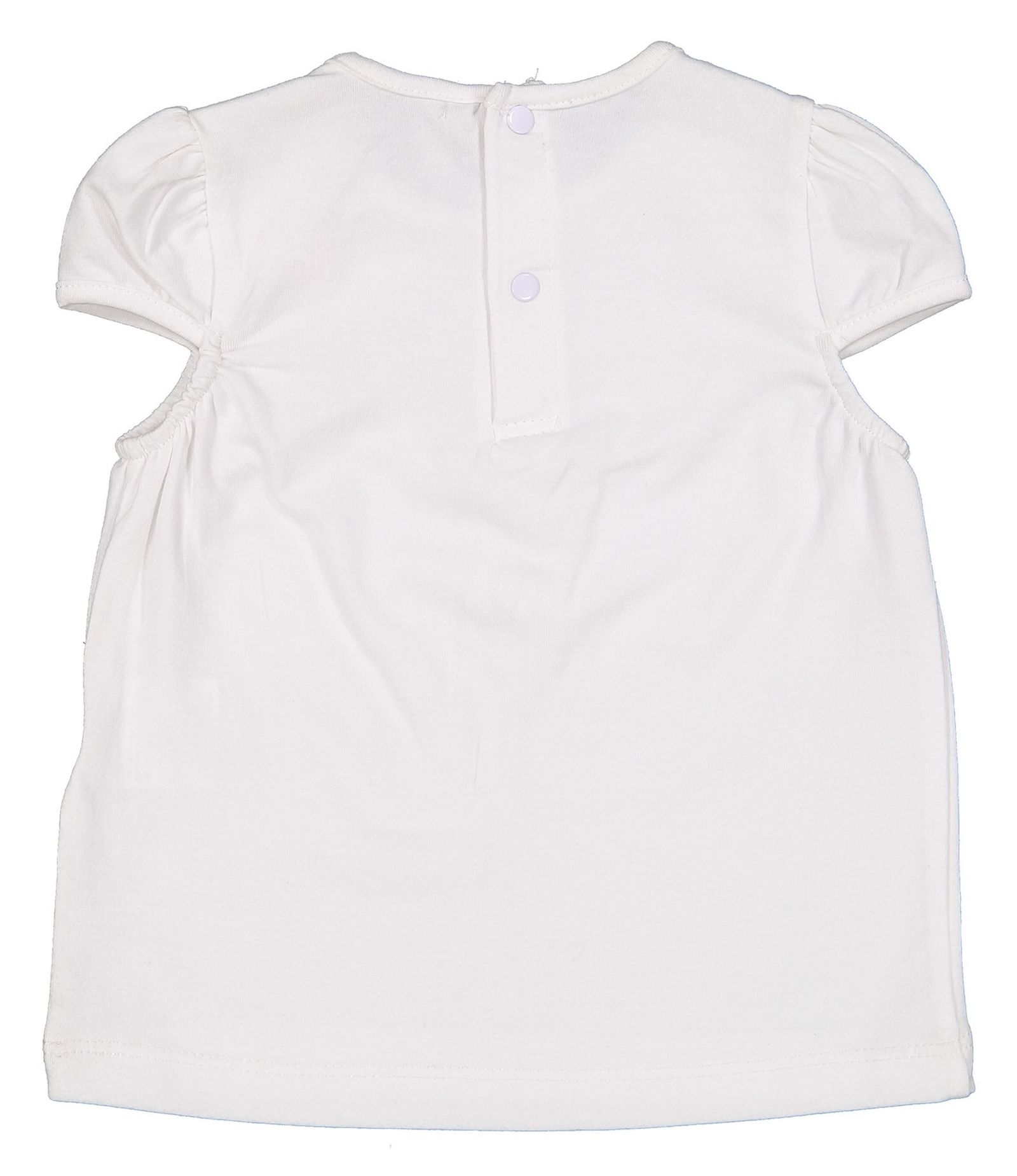 تی شرت نخی نوزادی دخترانه - ایدکس - سفيد - 3