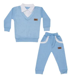 ست 2 تکه لباس نوزادی پسرانه ساج کیدز طرح باربد کد 04