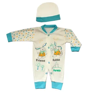 ست 2 تکه لباس نوزادی طرح Rabbit مدل 002